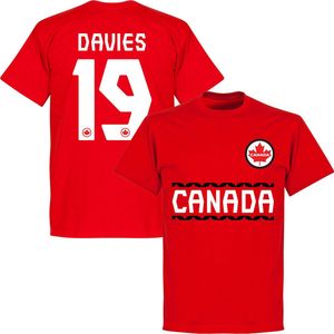 Canada Davies 19 Team T-Shirt - Rood - Kinderen - 152