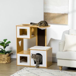 RoyaLuxe - Kattenmeubel - Kat - Katten - Kattenbak Kast - Kattenbak - Kattenkast - Kattenbench - Kast - Kastje - Dressoir - Dressoir Kasten - Dressoirs - Kattenkooi - Ombouw - Hout