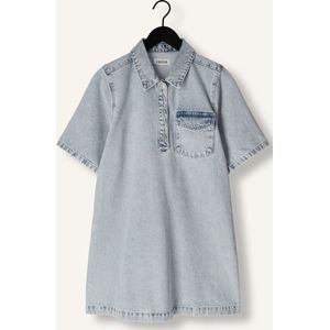 Edited - Asta - Jurk - Blauw - Denim