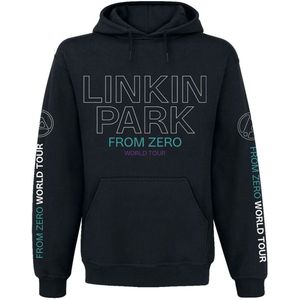 Linkin Park From Zero To World Tour Heren Trui met capuchon - zwart - XL