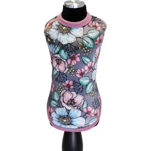 Trilly Tutti Brilli – T-shirt Flower Grijs - Small