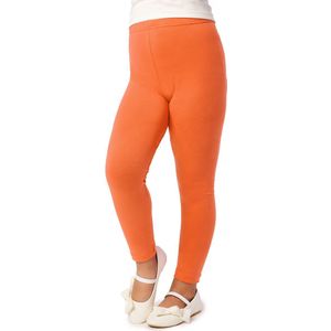 Merry Style MS-MS10-130-LE Meisjes Lang Leggings - Sport - Vrijetijdsbroek - Lang – Viscose - Sporbroek - Yogabroek - Oranje - 152
