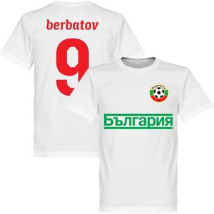 Bulgarije Berbatov 9 Team T-Shirt - Wit - 4XL