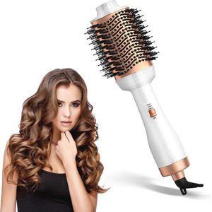 3-in-1 Heteluchtborstel voor Drogen, Stylen en Volume - Professionele Ronde Föhnborstel