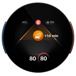 Flitsmeister DASH - Navigatiesysteem - Altijd Aan via eSIM - Maandelijks Abonnement €9,99 Vereist
