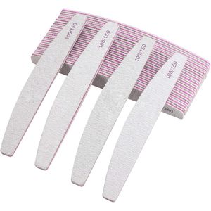 Dubbelzijdige nagelvijlen - 18 stuks - 100/150 grit - ideaal voor thuis en salon
