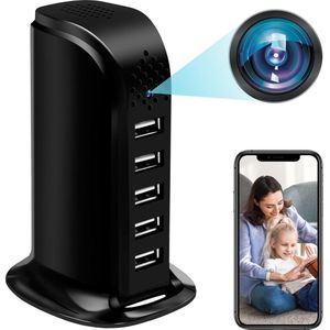 Hidden Camera with Motion Detection and Loop Recording - HD 1080P 2.4/5GHz Mini WLAN Spy Camera