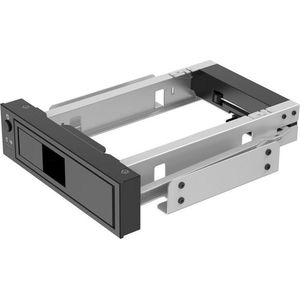 Orico - 3.5 inch SATA rack Interne Harde Schijf Docking Bracket Adapter Afsluitbaar en met Aan/Uit Schakelaar - Zwart