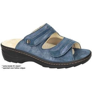 Fidelio Hallux -Dames - blauw - slippers & muiltjes - maat 41
