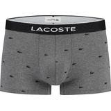 Lacoste Heren 3-pack Trunk - Black/Pitch Chine-Silver - Maat XS