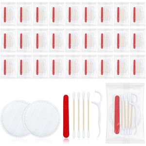 Set hoteltoiletartikelen - 50 stuks - mini formaat - hoogwaardige materialen