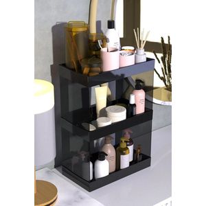 Make up Organizer - Nagellak Organizer - Cosmetica Organizer - Make up Koffer - Sieradendoos - Zwart