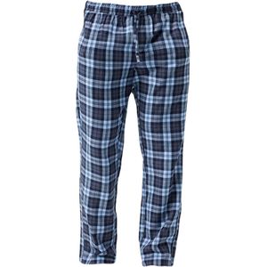 Björn Borg heren core flannel pyjamabroek lumber check blauw III