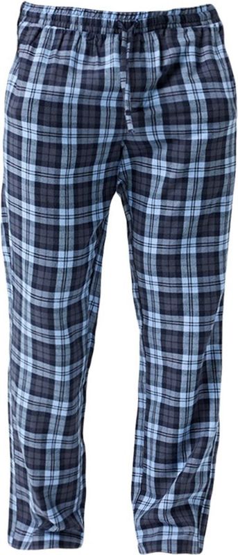 Björn Borg heren core flannel pyjamabroek lumber check blauw III