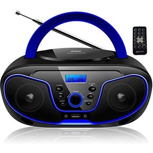 Draagbare CD-speler met FM-radio en USB
