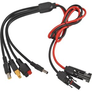 33 ft Zonnestekker naar XT60-bus DC55 mm x 21 mm - 7909 30 A Anderson connector adapterkabel - draagbare energiecentrale zonnegenerator