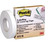 Post-it® Label- & Correctietape, Navulling, 8,42 mm x 17,7 m