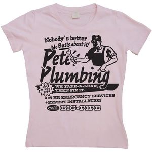 Hybris - Petes Plumbing - T-shirt - Pink - Dames