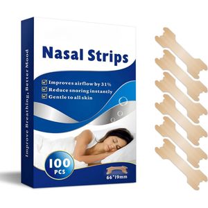 Equivera Neusstrips - Neuspleisters - Beter Slapen - Beter Ademhalen - Neusspreider