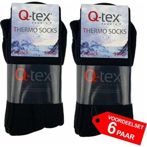 6-Pack Thermosokken Thermo Socks Q-Tex maat 43-46