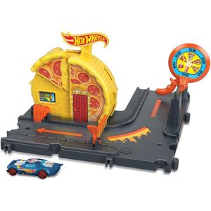 Hot Wheels City Explorer Speedy Pizza Pick-Up - Hot Wheels Uitbreiding - Hot Wheels Baandeel