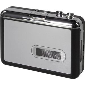 Dailysupplies Cassette Speler - Walkman - Zwart met Zilver