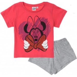 Minnie mouse Shortama 128cm jaar 8 grijs