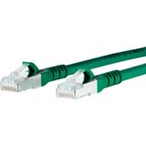 Metz Connect 1308451555-E RJ45 Netwerkkabel, patchkabel CAT 6A S/FTP 1.50 m Groen Snagless 1 stuk(s)