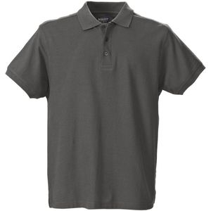 James Harvest polo Morton heights pique | maat XL Antraciet