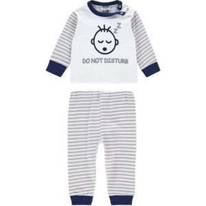 Beeren Baby pyjama Do not Disturb Grijs maat 50/56