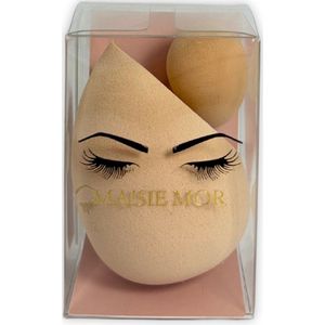powder puff - Beauty Blender - Make Up Spons - Latexvrij - Voor Foundation, Blush & Primer - Foam - Maisie Mor - Make Up Sponge - Beautyblender