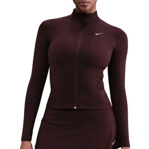 Nike One Fitted Dri-FIT Jack - Blauw - Dames