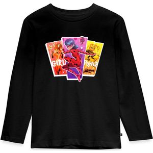 Miraculous Girl Power Ladybug Superheld Premium T-Shirt Kinderen Met Lange Mouwen