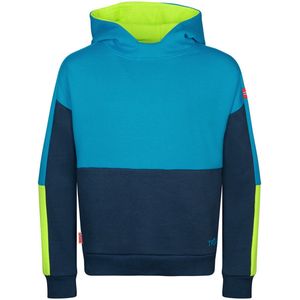 Trollkids Rondane Hoodie Blauw 110 cm Jongens,Meisjes