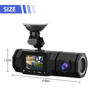 1080P Dual Camera Infrarood Nachtzicht Auto Dash Cam