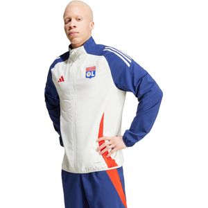 adidas Performance Olympique Lyonnais Tiro 24 Presentation Jack - Heren - Wit- XL