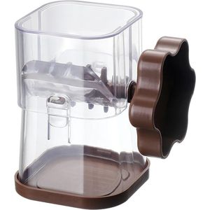 Handmatige notenhakmachine voor de keuken, notenhakmachine voor de meeste noten, walnoten, pinda's, cashewnoten, chocolade (bruin)