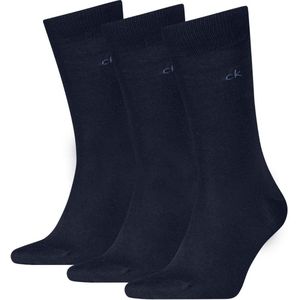 Calvin Klein - Sokken Heren - Classic - 3 paar CK Sokken - Navy - Maat 39/42