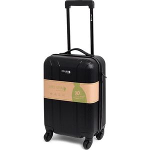 Norlander Duurzame Handbagage koffer - Reiskoffer - Simply Green - Duurzaam Rpet - Zwart