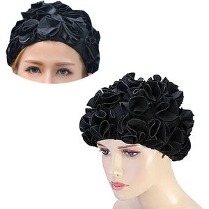 badmuts - Fashion Dames Badmuts - Retro Badmuts met - Dames Badmuts - Badmuts - voor zwemmen en douchen