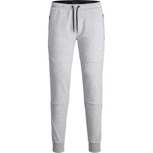 JACK & JONES Will Air Sweat Pants regular fit - heren joggingbroek - lichtgrijs melange - Maat: XS