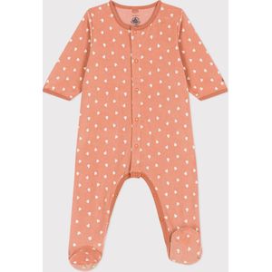 Petit Bateau Fluwelen babypyjama met print Meisjes Boxpak - Bruin - Maat 56