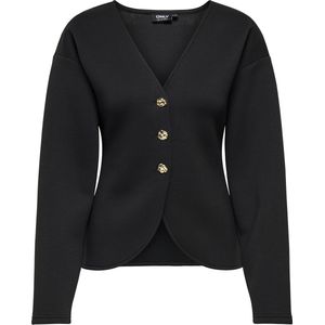 Only - Onlnaomi - Cardigan - Zwart/goud - Dames