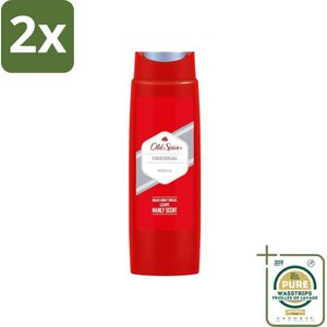 Old Spice - Original - Douchegel - Reinigt, Verfrist & Verzorgt - 250 ml - Voordeelverpakking - 2 stuks - Douchegel - Reinigen