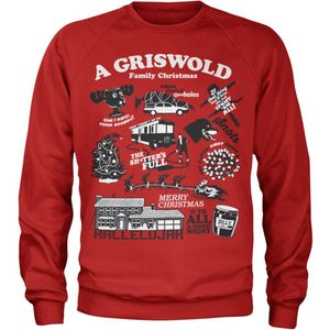 National Lampoon's Christmas Vacation Sweater/trui -S- Icons Rood