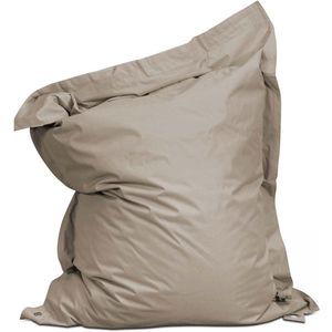 Oviala - Lege hoes voor een tuinpoef van polyester in taupe kleur, 180 x 145 cm