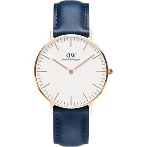 Daniel Wellington Classic Lady St Andrews - Polshorloge - Bruin leren band