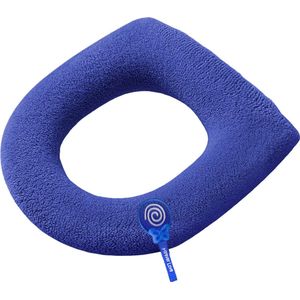 Livano Wasbare Toiletbril Cover - Wc Bril Hoes - Toiletbril - Wc Deksel - Toiletafdekking - Verwarmde Wc Bril - Blauw