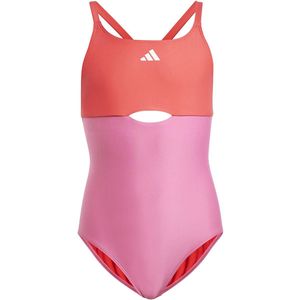 Adidas Colorblock X Back Zwemkleding Roze 13-14 Years Meisjes