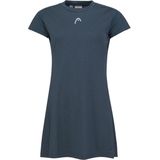 Head Racket Padel Tech Korte Mouw Jurk Blauw XS Vrouw